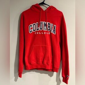 Men’s Champion Columbia College Hoodie - Size Medium